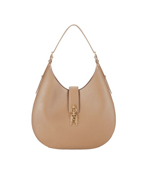 Borsa hobo a spalla tonda con charm Elisabetta Franchi | BS06A62E2229